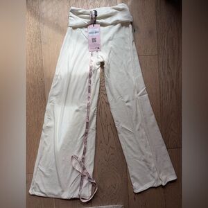 Oh Polly Cream Wide Leg Pants